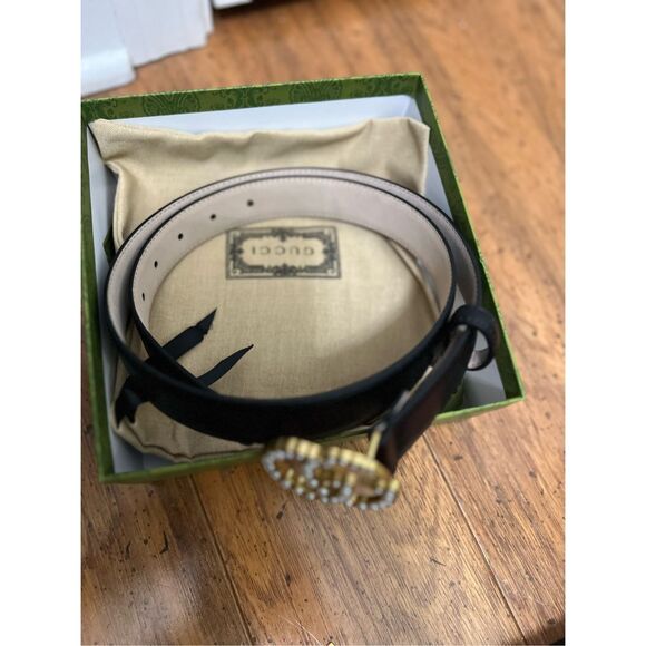 Gucci double g faux pearl belt - Picture 5 of 7